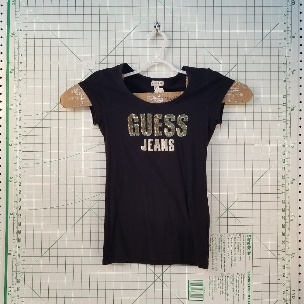 Guess Jeans Black Top Small